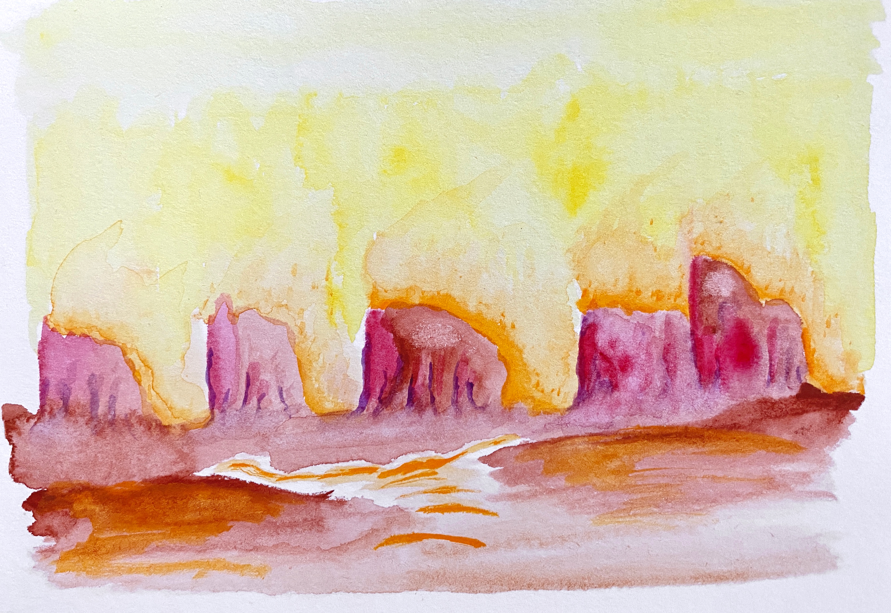 Dawn (watercolors)