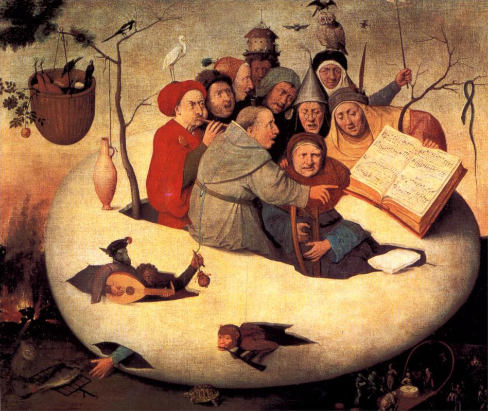 The Concert in the Egg, by Hieronymus Bosh, 1480